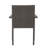 Weather Multi Brown Dining Chair With Cushion, Stackable, 34.46" H, No Assembly Needed Stackable 25.04" W,