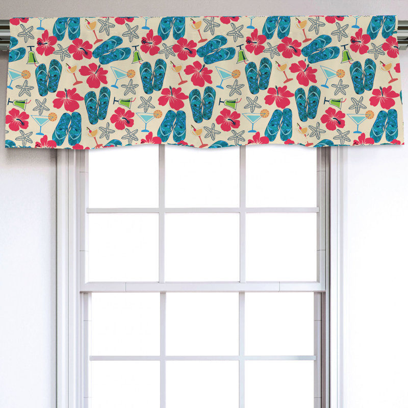 Sateen Ruffled Window Valance