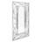 Sams Stainless Steel Rectangle Mirror-1955830775