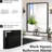 36x24inch Black Rectangle Bathroom Mirror - Rust Frame, No Picture Hd Image Reflection-1181557657-1181557655