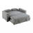 Chasan 71.5" Modern & Contemporary Textured Upholstery Convertible Studio Sofa with Pull-out Bed