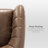 Samouri Modern Channel Tufted Barrel Accent Chair-516721810