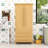 Elegant Wood Storage Cabinet - Adjustable Shelves, Quiet Hinges-694184071