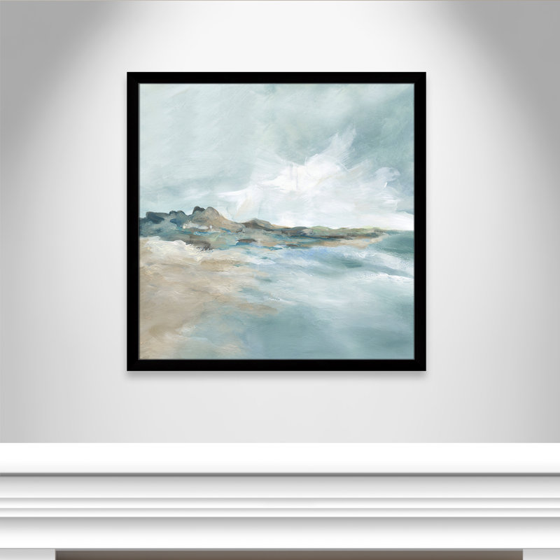 Imprimé Sandpoint par Carol Robinson, Impression encadrée noire sans passe-partout, H 37,5 po x l 37,5 po x P 1,25 po