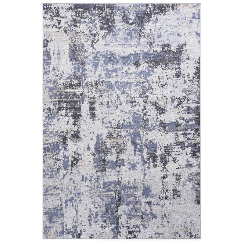 Grey 6X9 Area Rug - Non-Shedding, Stain , Beautifies Home Office, Bedroom, Dining In Stain-, Improves Space, Living