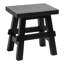 Tabouret d'appoint en bois massif rustique sans dossier de 17 po Revine-641574830