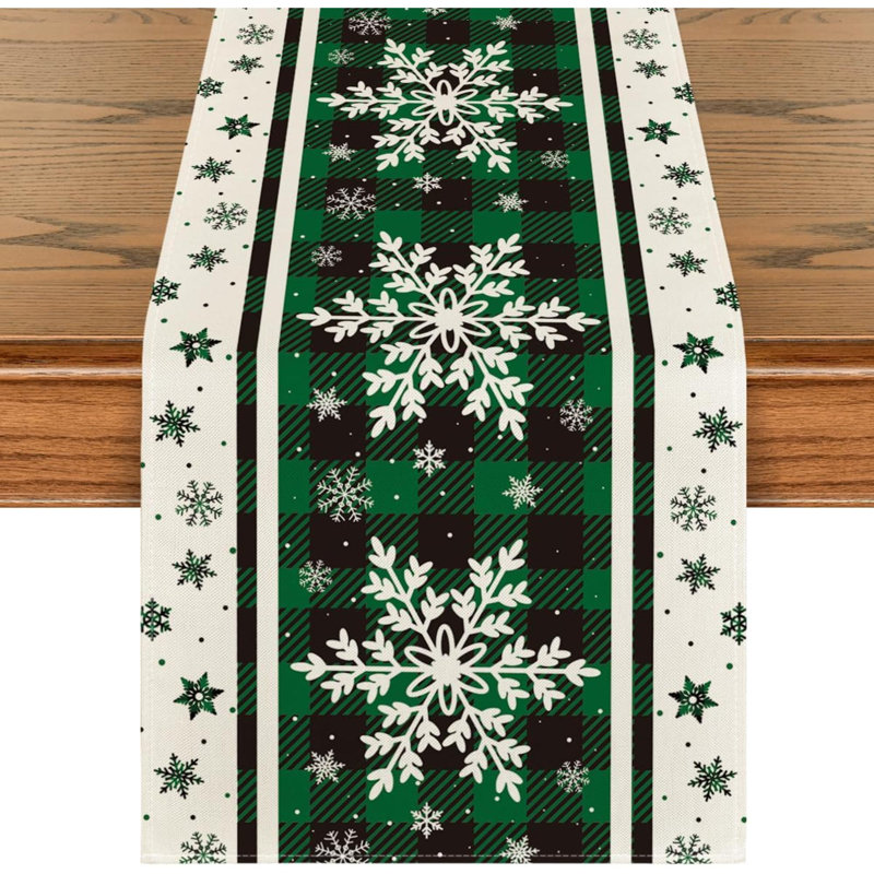 Chemin de table Buffalo, P 72 po x L 13 po, Vert