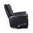 Glider Reclining Chair Swivel Motion Breathable Faux Leather Upholstery Luxury Living Room Furniture, Movie Chair-1823372310