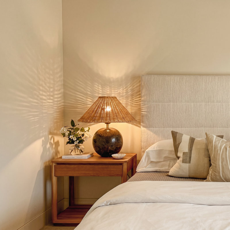 11.8" Marble Table Lamp