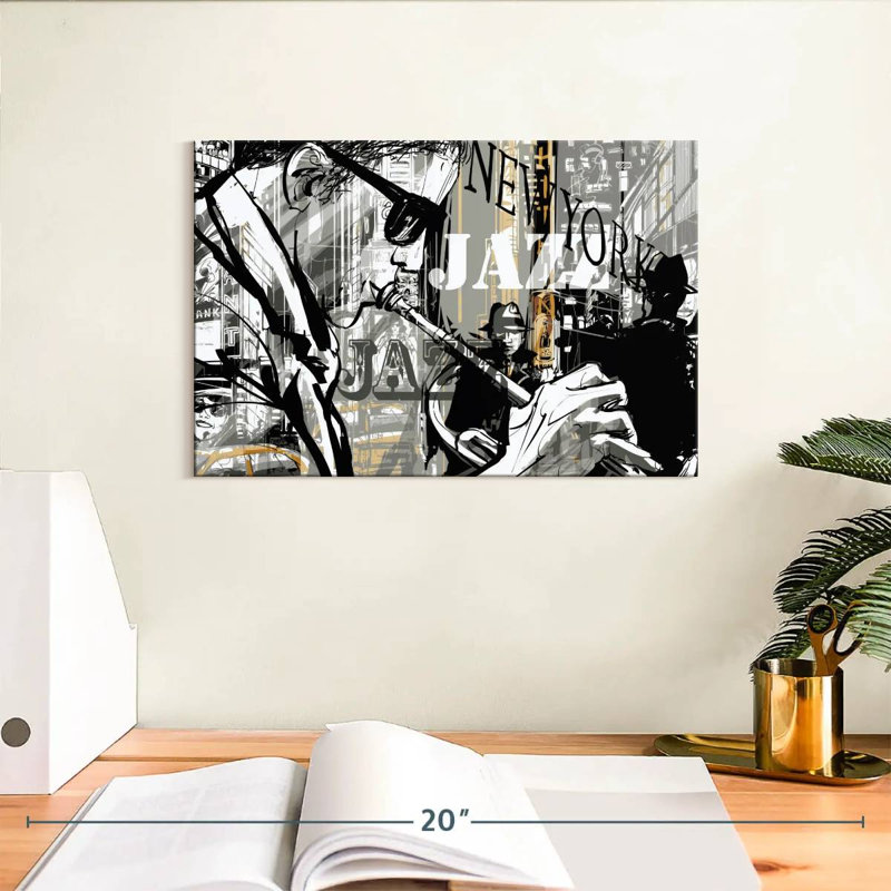 Abarca New York Jazz, 8" H x 12" W