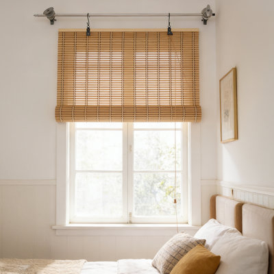 Bamboo Room Darkening Curtain Single Panel