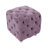Velvet Upholstered Ottoman, Exquisite Small End Table, Soft Foot Stool,Dressing Makeup Chair, Comtable Seat  , Bedroom, Entrance-1903420067