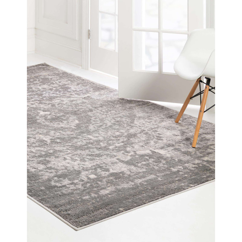 Tapis oriental gris Ameire, Rectangle 9 pi x 12 pi