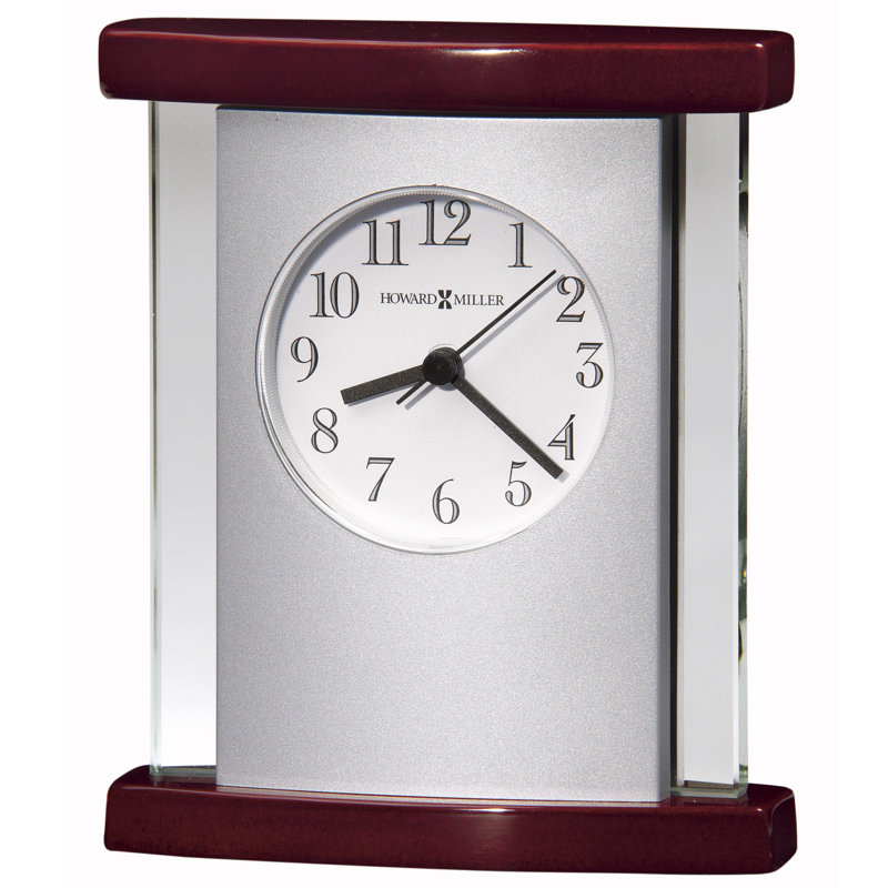 Craven Analog Quartz Movement / Crystal Tabletop Clock in