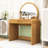 Makeup Vanity Table with Touch Screen Lighted Mirror and Drawer-903502647