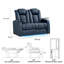 Fauteuil de cinéma inclinable Power Zero Gravity-462317615