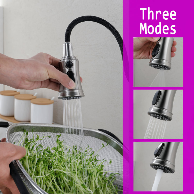 Robinet de cuisine Doitbest, Acier inoxydable