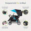 Compass Quad 4-Seat Tandem Stroller-71003131