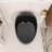 1-Piece 1.28 GPF Single Flush Egg Shape Toilet In Glossy-114631460