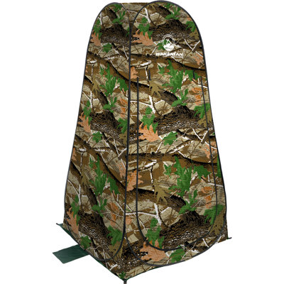 Wakeman Pop Up Pod (L) 3,3 pi x (l) 3,3 pi x (H) 6,2 pi - tente d'intimité portable, tente de camping, camouflage