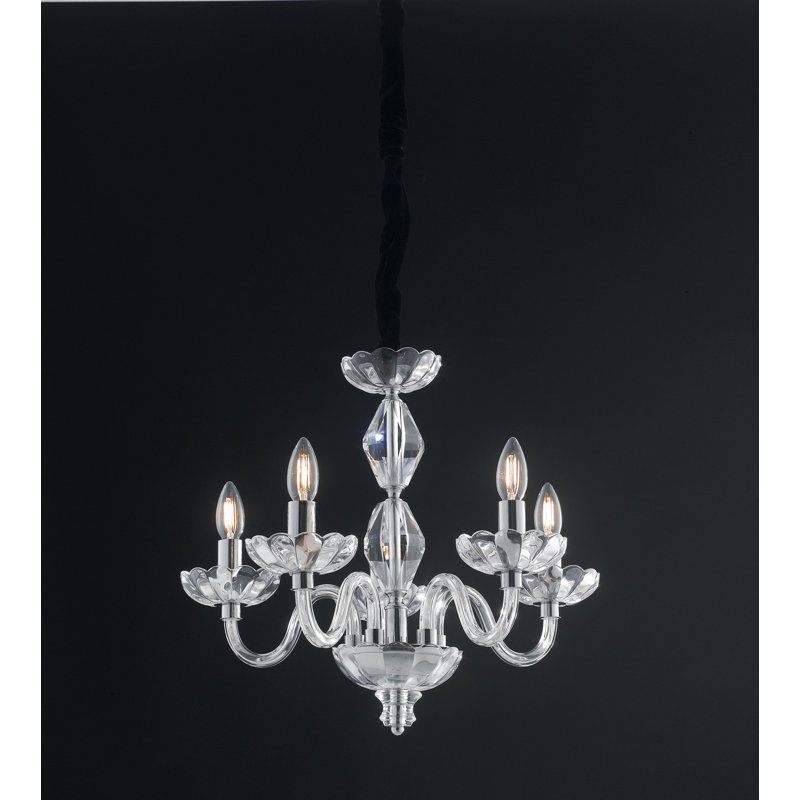 Solomon 5 - Light Candle Style Chandelier