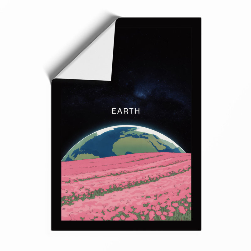 Earth in Dreamscape Surrealism - Framed Print, A2 - 59.4 x 42.0 cm, Unframed