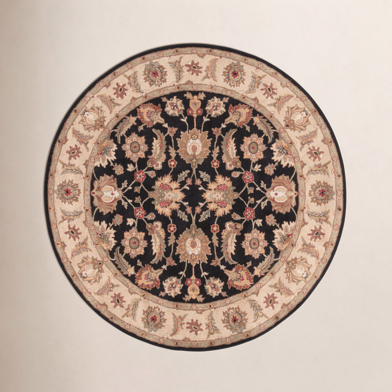 Mythos Wool Oriental Area Rug, Round 10'