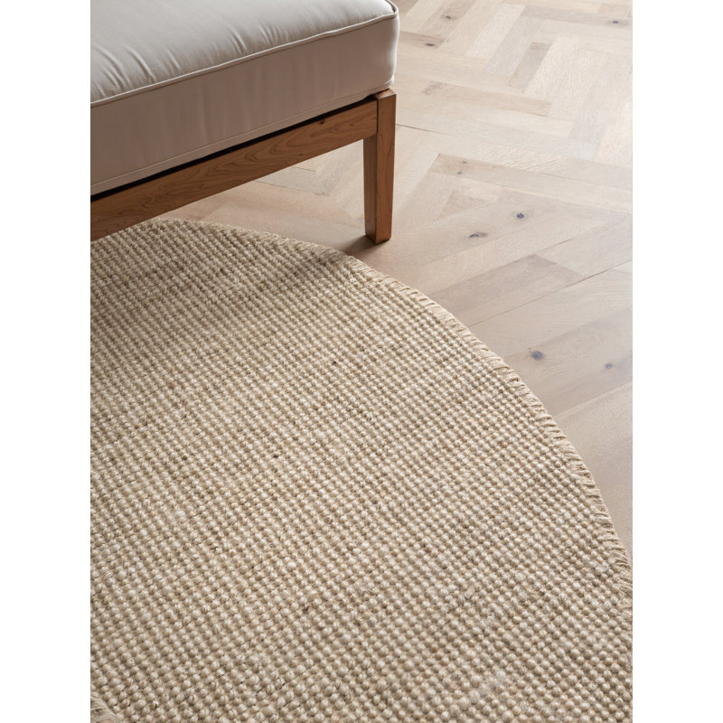Jaipur Jute Rug Round by Hanse Home – Natural Living Room Rug Handwoven Boho Natural Fiber Living Room, Bedroom, Round 200 cm