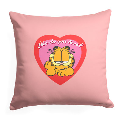 Nickelodeon Garfield Garf Love Printed Throw Pillow