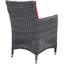 Ensemble repas d'extérieur 9 pièces Sunbrella Modway Invite-31769523