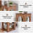 Farmhouse Square End Table With Storage-1353802250