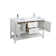 Heath 54'' Single Bathroom Vanity with Engineered Marble Top