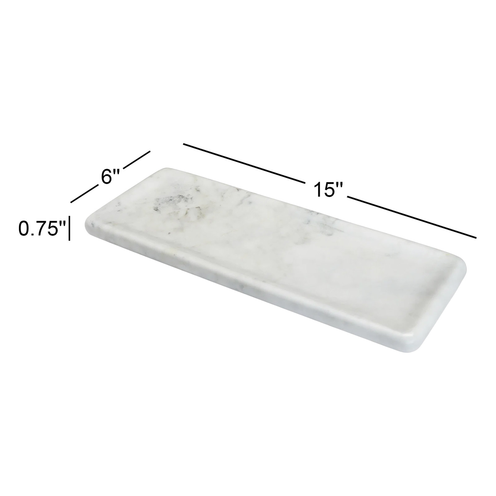 Clara Mae Marble Tray - Set of 1