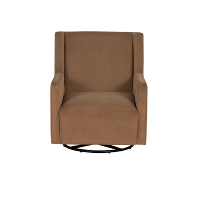 Senna Swivel Brown Rocker Chair
