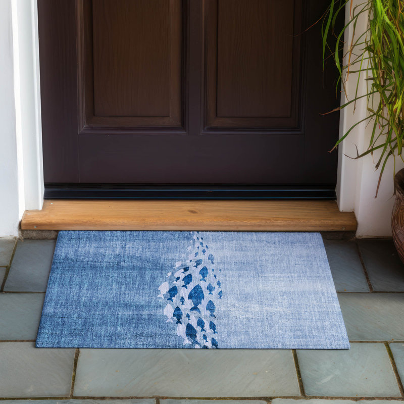 Tapis intérieur / extérieur Kinslee, Rectangle 1 pi 8 po x 2 pi 6 po