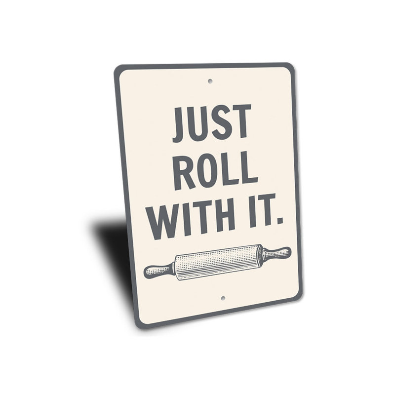 «Roll With It», H 18 po x l 12 po x P 0,06 po