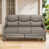 Coussin gris / cadre gris