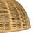 Bijolle 12'' 1 Light Farmhouse Rattan Plait Dome Semi Flush Mount Lighting For Living Room/Bedroom-959920323