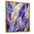 Toile avec cadre flottant or
