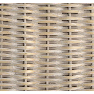 Tabouret classique en osier