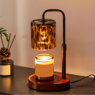 Ghost Candle Log Glass Aromatherapy Lamp With Melting Wax