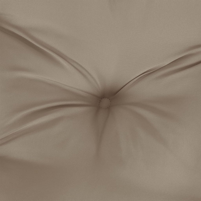 Coussin de banc en tissu Oxford, Taupe, H 2,8 po x l 47,2 po x P 19,7 po