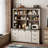 Display Cabinet With Partitions And Six Drawers,78.8" Farmhouse Pantry For Kitchen, Dining Rooms