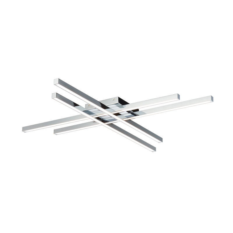 Rendon 1 - Light LED Flush Mount, Chrome, 32"