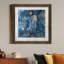 « Or indigo II », peinture sur papier encadrée-11411181-11411178