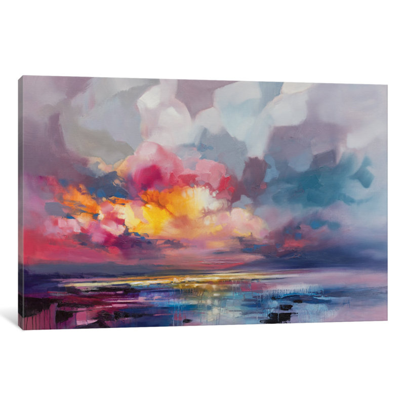 Déplacement par Scott Naismith - reproduction d'art sur toile tendue, H 26 po x l 40 po x p 1,5 po