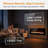 Delph Symple Stuff Black Electric Fireplace with BTU 5.1-256867867