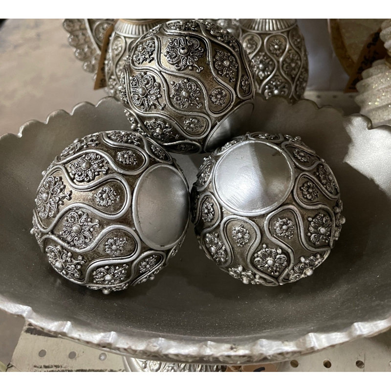 Elido Handmade Decorative Bowl 1, SIlver