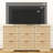 Natural Rattan 9 Drawer Dresser Boho Storage Chest of Drawers for Living Room