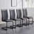 Yoanna PU Leather Upholstered Dining Chair-424881376-424881383
